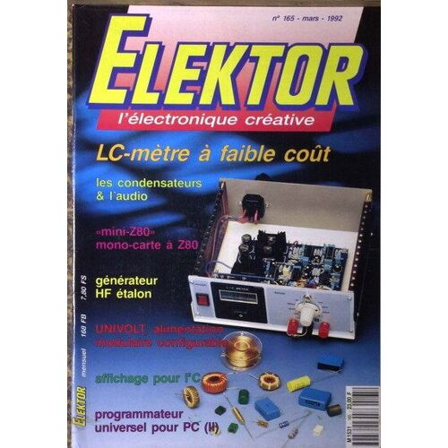 Elektor Electronique N° 165 Du 01/03/1992