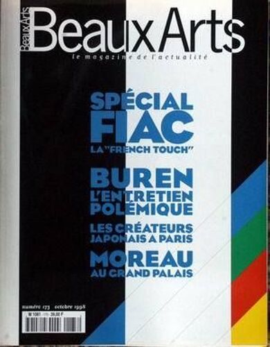 Beaux Arts Magazine N° 173 Du 01/10/1998