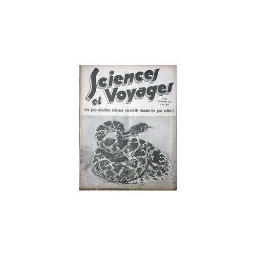 Sciences Et Voyages N° 799 Du 20/12/1934