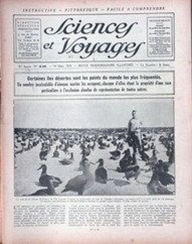 Sciences Et Voyages N° 498 Du 14/03/1929