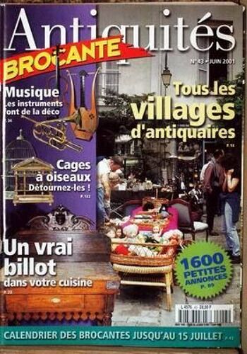 Antiquites Brocante N° 43 Du 01/06/2001