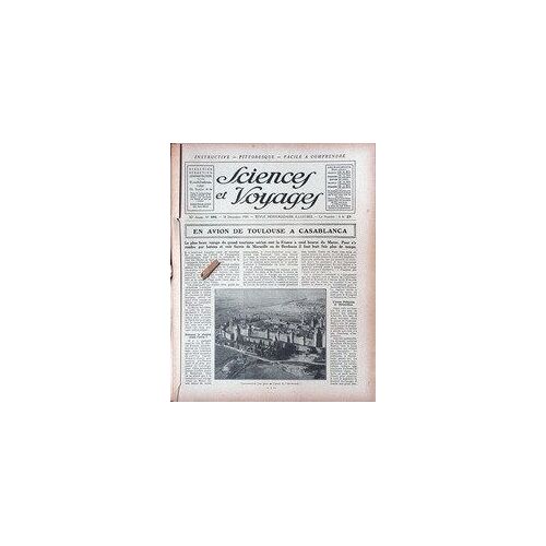 Sciences Et Voyages N° 590 Du 18/12/1930