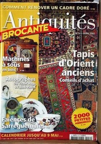 Antiquites Brocante N° 52 Du 01/04/2002