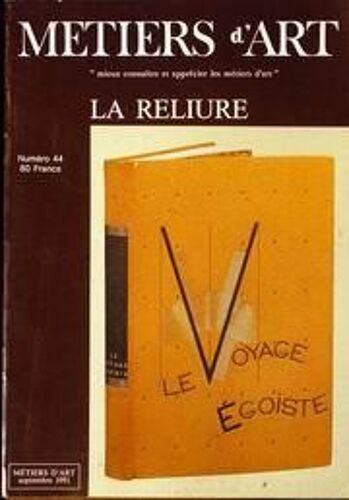 Metiers D'art N°44 Du 01-09-1991