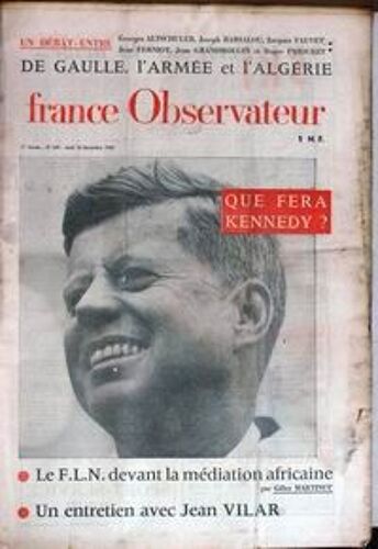France Observateur N° 549 Du 10/11/1960