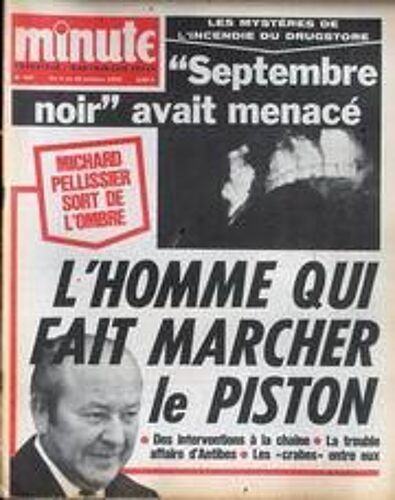 Minute N° 547 Du 04/10/1972