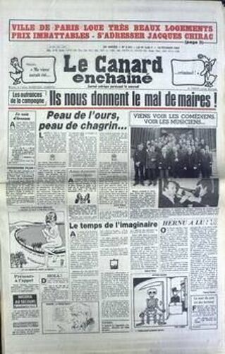 Canard Enchaine (Le) N° 3251 Du 16/02/1983
