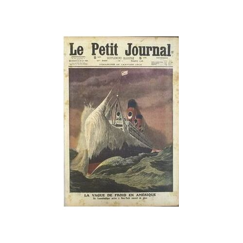 Petit Journal Supplement Illustre (Le) N° 1106 Du 28/01/1912