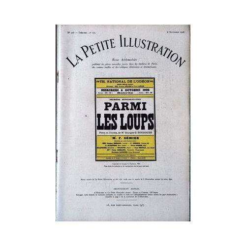 Petite Illustration Theatre (La) N° 308 Du 06/11/1926