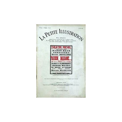 Petite Illustration Theatre (La) N°482 Du 07-06-1930