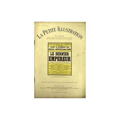 Petite Illustration Theatre (La) N°326 Du 26-03-1927