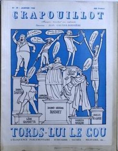 Crapouillot N° 39 Du 01/01/1958