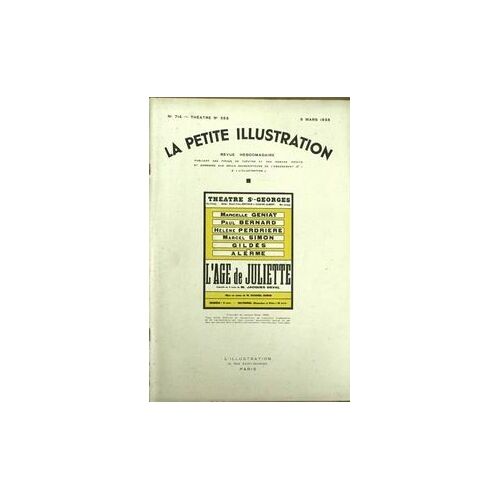 Petite Illustration Theatre (La) N°714 Du 09-03-1935