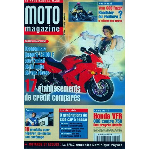 Moto Magazine N° 144 : 17 Établissements De Crédit Comparés