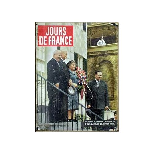 Jours De France N° 254 Du 26/09/1959