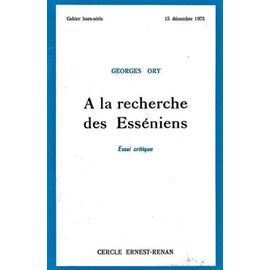 A La Recherche Des Esséniens