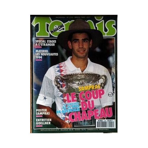 Tennis Magazine N° 216 Du 01/03/1994