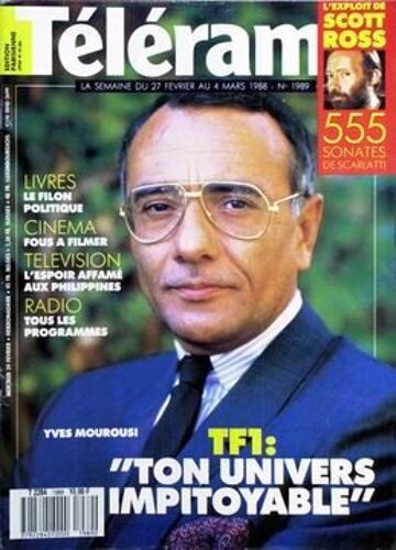 Telerama N°1989 Du 24-02-1988