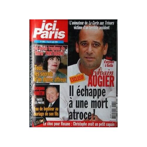 Ici Paris N° 3031 Du 05/08/2003