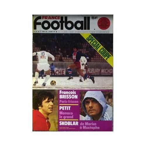 France Football N° 1663 Du 21/02/1978