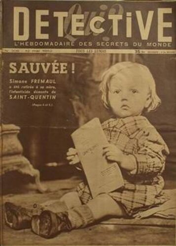 Qui Detective N° 306 Du 12/05/1952