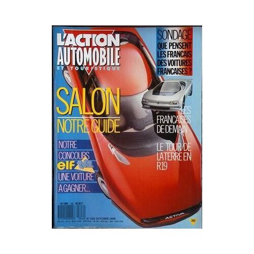 Action Automobile Et Touristique (L') N° 326 Du 01/10/1988