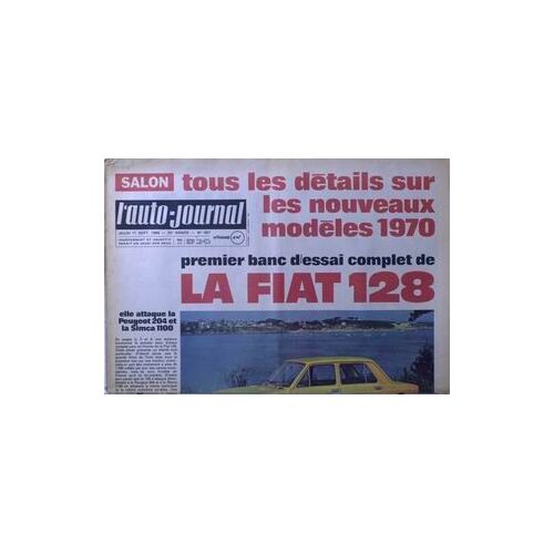 Auto Journal (L') N° 487 Du 11/09/1969