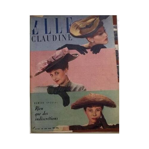 Elle Claudine N° 136 Du 29/06/1948