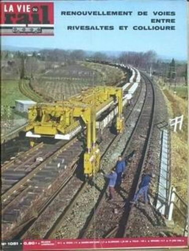 Vie Du Rail (La) N°1051 Du 19-06-1966