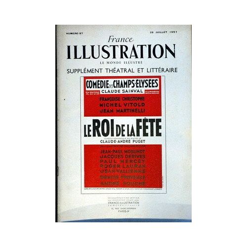 France Illustration Theatrale N° 87 Du 28/07/1951