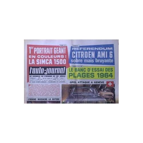 Auto Journal (L') N° 347 Du 02/04/1964