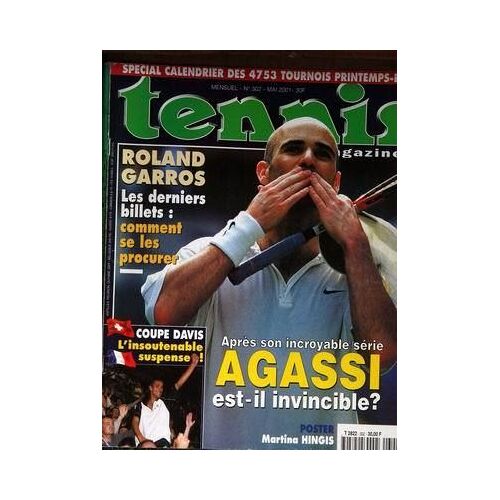 Tennis Magazine N° 302 Du 01/05/2001