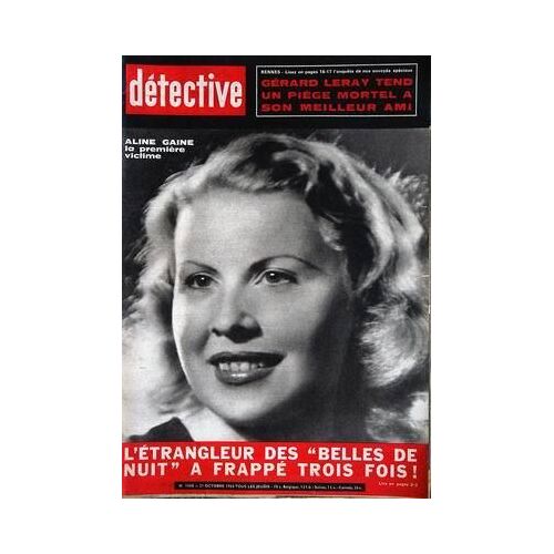 Detective N° 1008 Du 21/10/1965