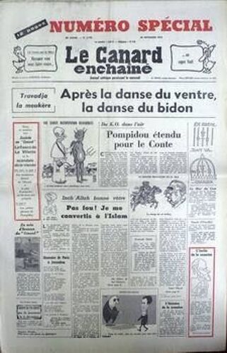 Canard Enchaine (Le) N° 2770 Du 28/11/1973