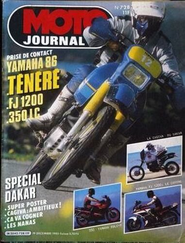 Moto Journal N° 728 Du 19/12/1985
