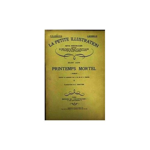 Petite Illustration Roman (La) N°497 Du 27-09-1930