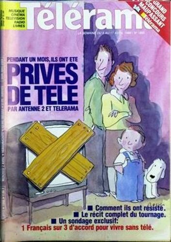 Telerama N°1890 Du 02-04-1986