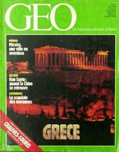 Geo N°87 Du 01-05-1986