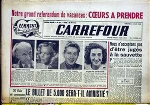 Carrefour N° 251 Du 06/07/1949