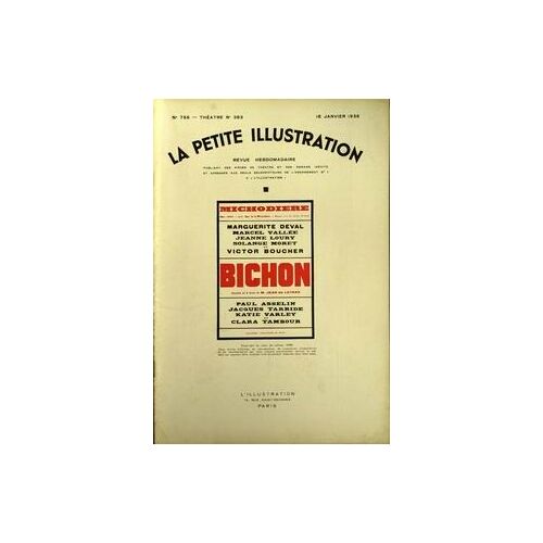 Petite Illustration Theatre (La) N°756 Du 18-01-1936