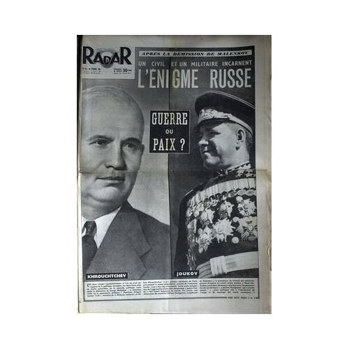 Radar N° 315 Du 20/02/1955