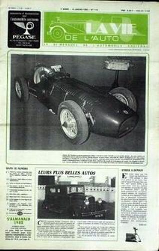 Vie De L'auto (La) N°119 Du 15-01-1982