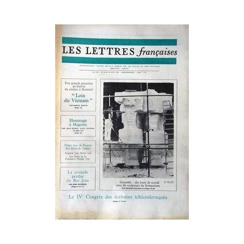 Lettres Francaises (Les) N° 1196 Du 23/08/1967
