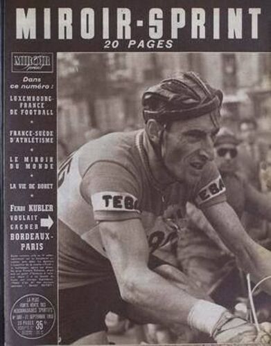 Miroir Sprint N° 380 Du 21/09/1953