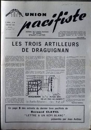 Union Pacifiste N° 96 Du 01/01/1975
