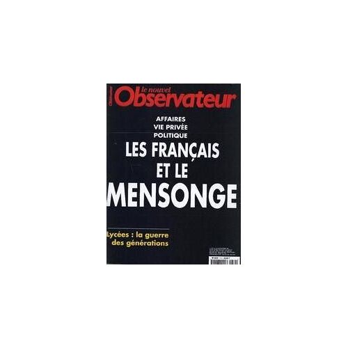 Nouvel Observateur (Le) N° 1772 Du 22/10/1998