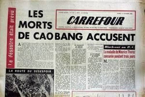 Carrefour N° 318 Du 17/10/1950
