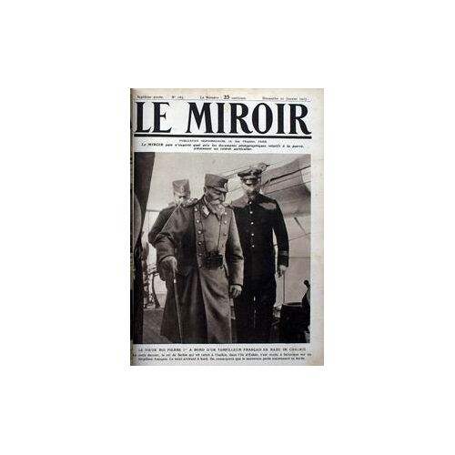 Miroir (Le) N° 165 Du 21/01/1917