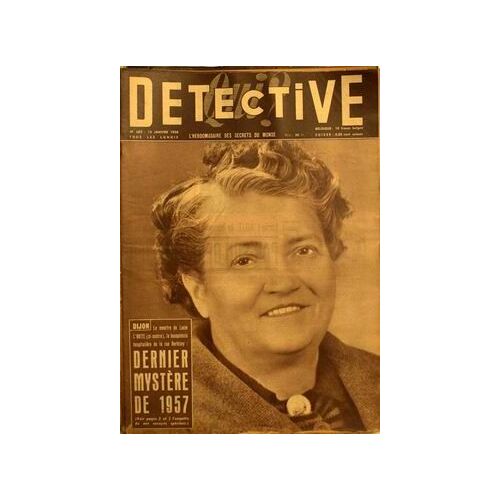 Qui Detective N° 602 Du 13/01/1958