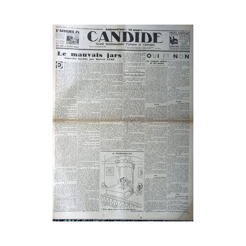 Candide N° 555 Du 01/11/1934